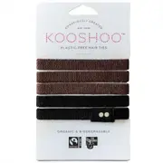 Kooshoo Organic Hair Ties - Brown/Black
