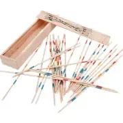 31PCS Classic Games Pick Up Sticks W/ Wooden Case PICKUP STICKS MIKADO SPIEL GAM