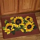 Anti-Fatigue Sunflower Kitchen Mat Memory Foam Rug 18 x 30 Home Latex Free Bath