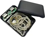 Safe Box - Lock Box | Small Cash Boxes With Lock | Power Bank Safe | Secret Compartment Storage Box | Travel Stash Case | Portable Outdoor Spplies For Storing Jewelry Cash Coin Money Tickets Lipsticks
