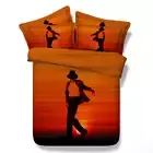 Gentleman Hats 3D Printing Duvet Quilt Doona Covers Pillow Case Bedding Sets