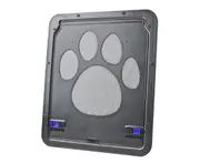 P174 4-Way Safe Lockable Pet Screen Door Dog Cat Door Window Screen Flap