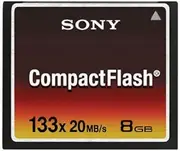 Sony NCFC8G 8 GB 133X CompactFlash Memory Card Includes Image Recovery Service
