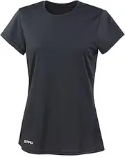 [Spiro] Womens/Ladies Sports Quick-Dry Short Sleeve Performance T-Shirt