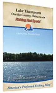 Thompson Oneida County fishing map
