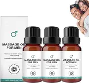 Qartel Men Essence Oil, Energy Massage Essence Oil for Men, Men's Essence Oil Medilisk, Body Oil for Men, Relaxing Massage Oil, Refreshing Experience, Suitable for All Skin Types (3pcs)