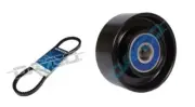 DAYCO Belt + Pulley KIT for NISSAN PATHFINDER 10/13-02/17 3.5L V6 VVT R52 VQ35DE