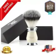 Durable Synthetic Silvertips Bristles Shaving Brush for Men in Resin Handle