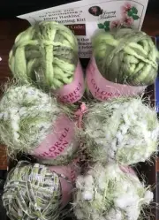 Jenny Haskins Designs Faux Knitting Kit with 6 (Six) Skeins of Yarn