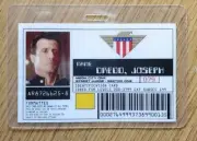 Judge Dredd ID Badge-Street Judge Joseph Dredd prop costume cosplay