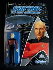 Star Trek The Next Generation CAPTAIN PICARD Action Figure Super7 ReAction NEW
