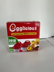 Egglicious Hard Boiled Eggs Without the Shell As Seen On TV 4 Pack