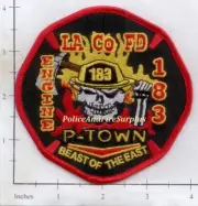 California - Los Angeles Countty Engine 183 CA Fire Dept Patch P-Town