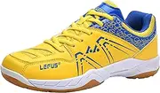 [PENXZT] Men's Badminton Shoes Outdoor Indoor Sports Training Shoes Lightweight Tennis Sneakers Table Tennis Shoes