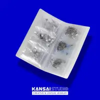 在飛比找ETMall東森購物網優惠-KANSAI收納冊防塵防氧化透明pvc收納袋項鏈首飾戒指耳飾