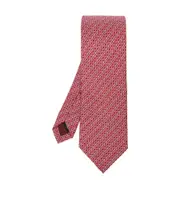 pattern tie One size Red
