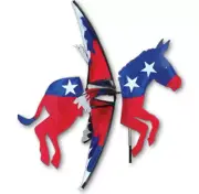 Flying Democrat Donkey Staked with Ground Mount Wind Spinner..25...... PR 25924