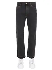 [Alexander McQueen] Alexander McQueen-Raw Cut Jeans-Uomo 50