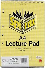 Spirax 905 Lecture Book Top Opening A4 140 Page