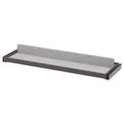 KOMPLEMENT pull-out tray with shoe insert, dark grey/light grey, 100x35 cm