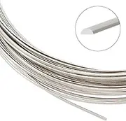 Silver semi-Circular Craft Wire