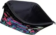 ASAKKURA Mushroom Moon Phase Portable Makeup Bag Stylish Toiletry Storage for Travel Lightweight and Multi Functional Cosmetic Organizer for Women for Cosmetics and Essentials