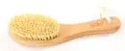 NEW Neora Body Brush Wet or Dry Brushing Wood Contoured Gentle Exfoliating Skin