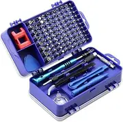 Precision Screwdriver Set, 110 in 1 Magnetic Multi-function Repair Tool Kit for Cell Phone/iPhone/iPad/Watch/PC/Laptop/Eyeglasses/Camera/Electronic