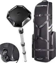 CHAMPKEY Premium Soft-Padded Golf Travel Bag with Anti-Impact Support System - 1200D Oxford Fabric Golf Travel Cover