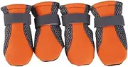 Dog Boots Paw Protector Slip Winter Dog Shoes with Reflective Straps Slip Snow Paw for Winter Boots Protector Dogs
