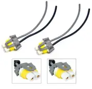 Wire Pigtail Female Ceramic C H8 Two Harness Head Light Low Beam Replace Socket