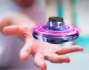 Flynova Mini LED UFO Drone Spinner Toy: Hands-Free Interactive Flying Fun for Ki