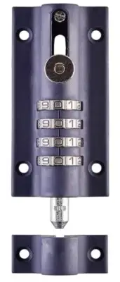Squire Combi-Bolt 4 New In Package Recodable Steel Bolt Die Cast Lock Body Black