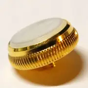 Bach Stradivarius Finger Button GOLD Fits Omega Bb C D Eb F G & Others NEW! J7