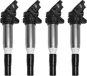 4PCS Ignition Coil Compatible With 5 6 7 X5 X6 X7 M5 M6 M8 M 550i 650i 750Li 50i 60i XDrive F10 F11 F12 F13 F15 F92 F95 F86 12138611236