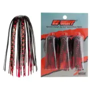 Z-Man EZ Skirt Quick-Change Jig and Spinnerbait Skirts 6.9cm Qty 3 Red Chrome/Re