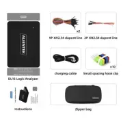 ALIENTEK DL16 250MHz 16CH Mini Logic Analyzer ARM FPGA STM32 Debugger with Clip