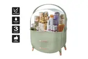 Kiiss Cosmetic Organizer Makeup Box Holder Storage Jewellery Holder Dustproof Case-Light Green