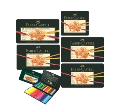 Faber-Castell Polychromos Colour Pencil 12, 24, 36, 60, 72, 120 Colors