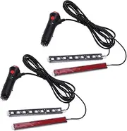 GANAZONO Car Interior Led Strips Single Light Strip Auto Interior Lighting Easy to Install Suit for Multiple Cars