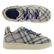 Burberry Knit Box Sneakers Woman Lichen Ip Check Size 40 New