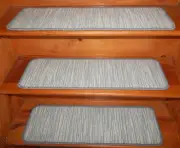 17 Step 9" x 30'' + 2 Landing 28'' x 36'' / 30'' Tufted carpet Wool Stair Treads