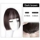Synthetic Wig Flat Bangs Hair Extension Clip In Bangs Wig Piece Accessories