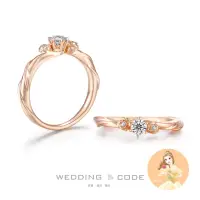 在飛比找momo購物網優惠-【WEDDING CODE】14K 15分鑽戒 迪2501-