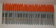New! 25x ORANGE Sharpies FINE POINT 1D ONE DIRECTION Lars Signed MARKER Sharpie