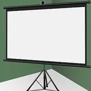 Outdoor Retractable Projector Screen, Quick Folding Projection Screen, White Curtain Easy Clean Movie Screen for Home Theater/Backyard Parties(146x110cm/57x43in)