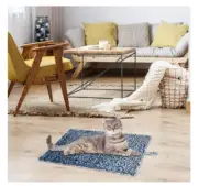 KOOLTAIL CAT/PUPPY SELF HEATING BED PAD ANTI SLIP MAT BLUE LEOPARD NEW IN BAG