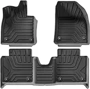 Floor Mats Compatible with Polestar 4 2023 2024 Cargo Liner Trunk Pad TPE 3D Foot Mat WP Tray Set Left Rudder(3PCS Left Rudder)