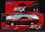 Welly NEX Models 1:38 Diecast Pull Back Cars Mustang Boss 302 RED