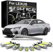 LED Interior Light Bulb Kit, For Lexus F Series IS-F GS-F RC-F ISF GSF RCF 2007-2016 2017 2018 2019 Car Accessories